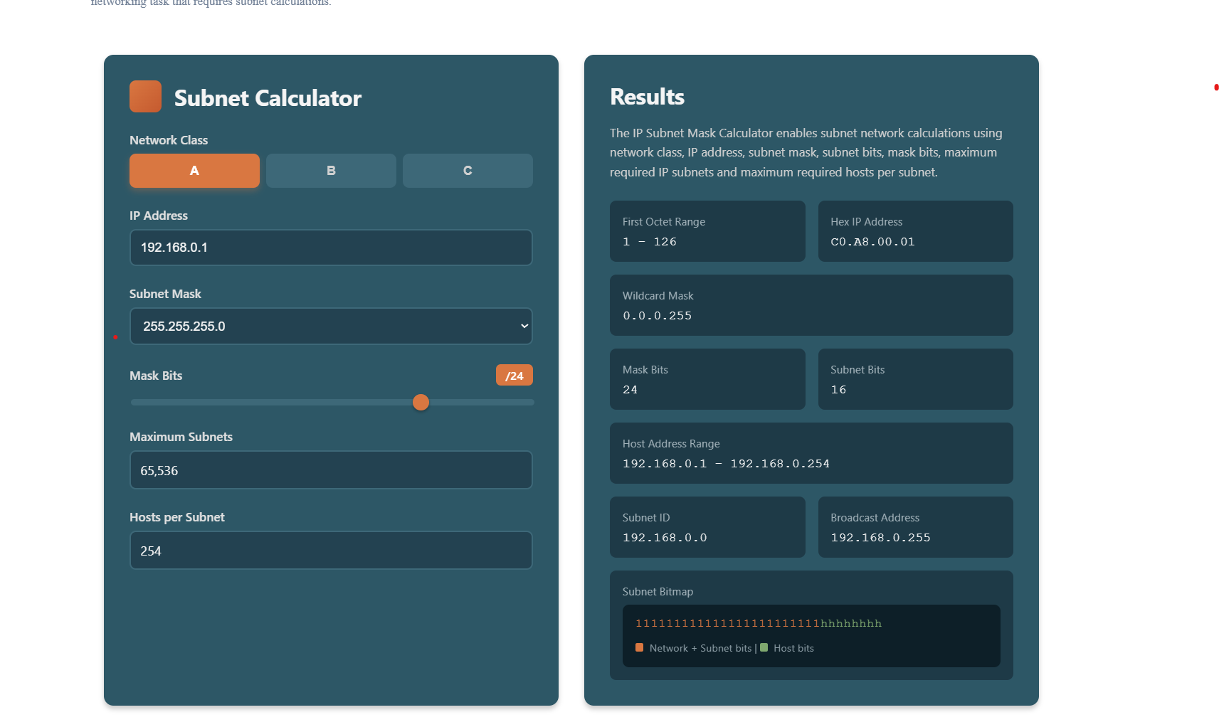 Network Calculation Free IP Subnet Calculator: CIDR & Subnet Mask Calculator